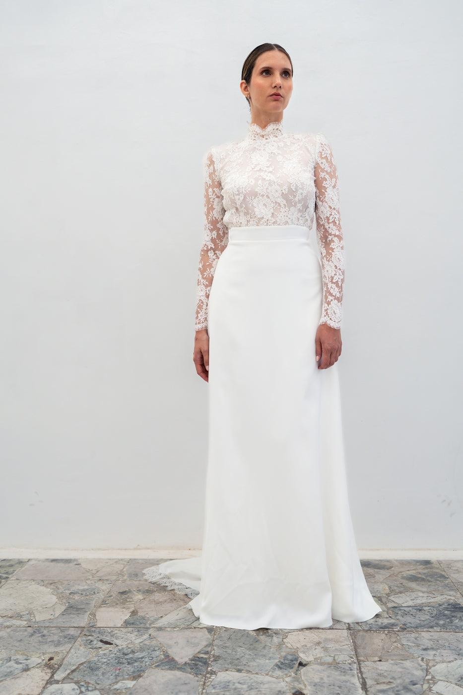 Abito Da Sposa Ingrid - Bianco Seta