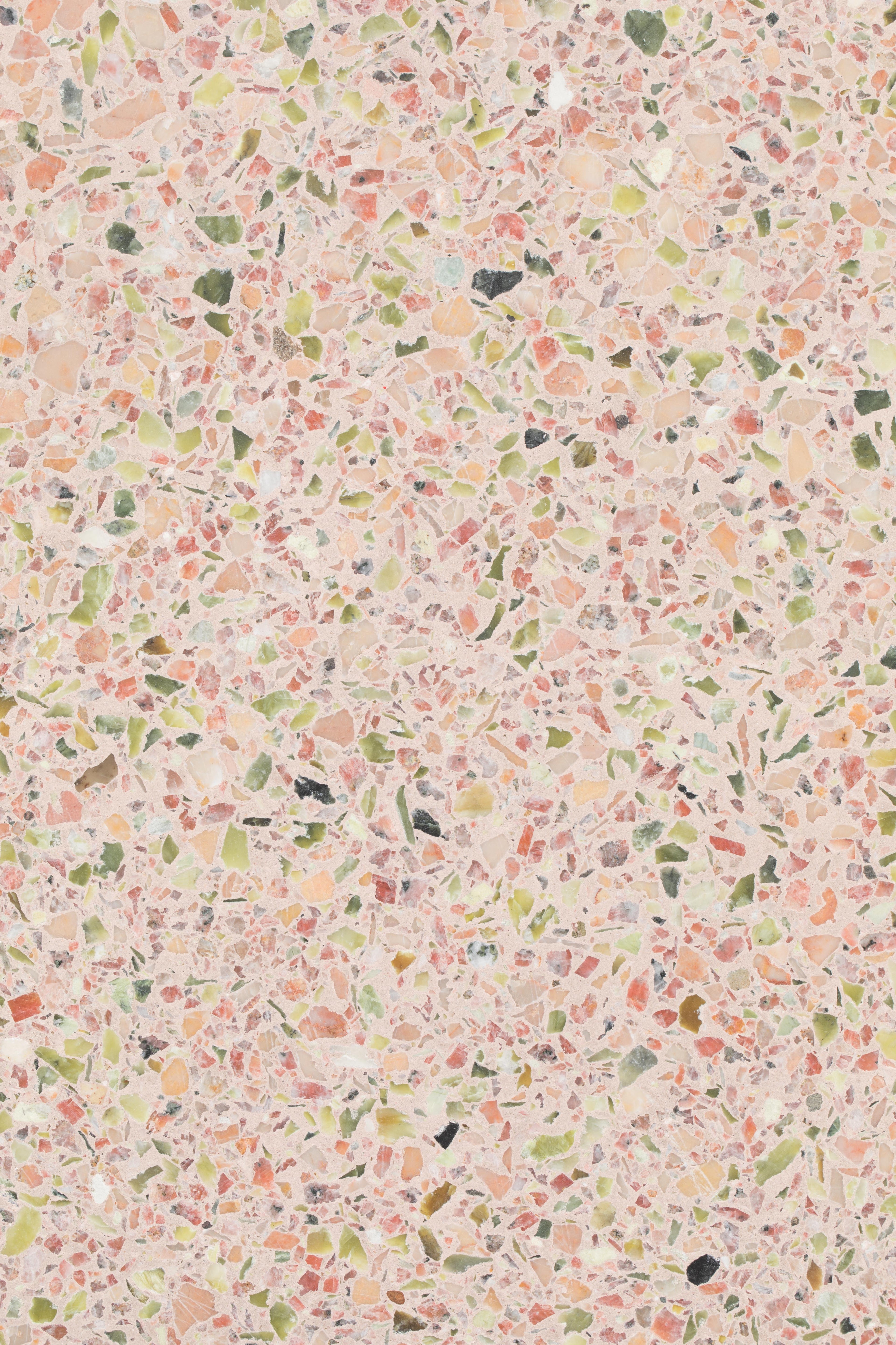 Victoria - Table D'Appoint - Terrazzo - Rose