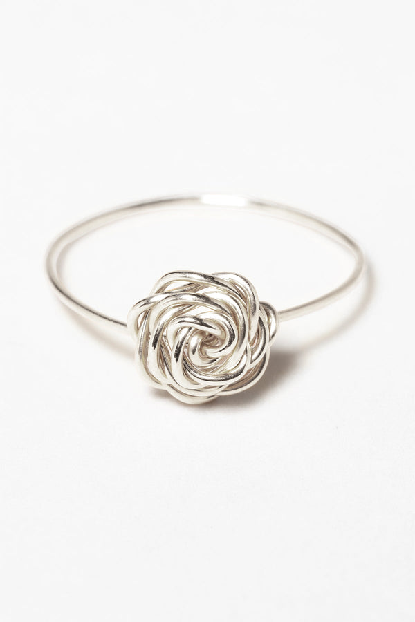 Ring Rosa - Silber