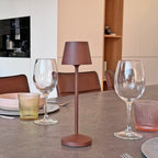 9 Emily Rust Table Lamps + Charging Base