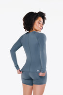 Top Power Manches Longues - Blue Fog