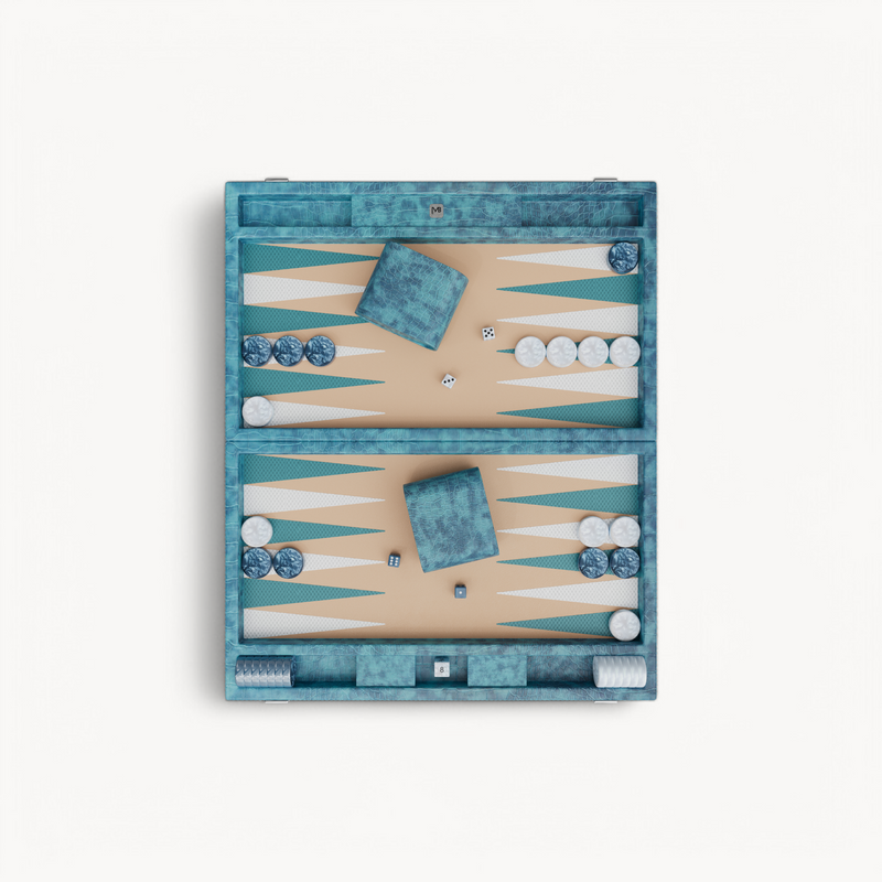Signature Alligator Backgammon