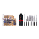 Pakka San-Mai Collection - Complete Nomad Set 8 Pieces: 6 Knives + 2 Accessories