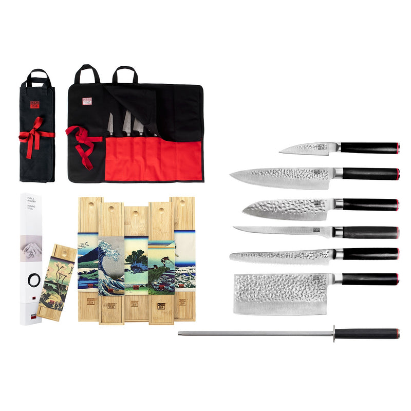 Ensemble Complet De Couteaux - Collection Pakka - 6 Pièces