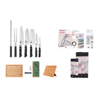 Collection Hashi Classique - Set Complet Deluxe 10 Pièces : 5 Couteaux + 5 Accessoires