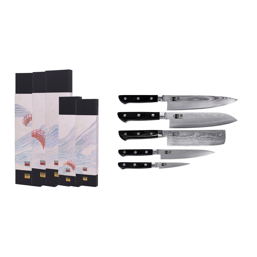Collection Hashi Damas - Set Complet 5 Couteaux