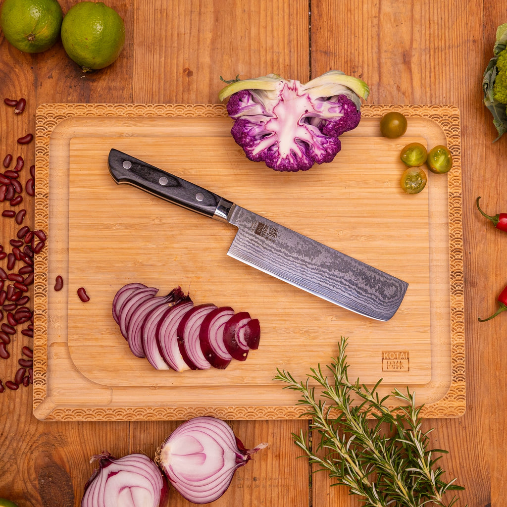 Hashi Damascus Collection - Nakiri Knife - 16cm