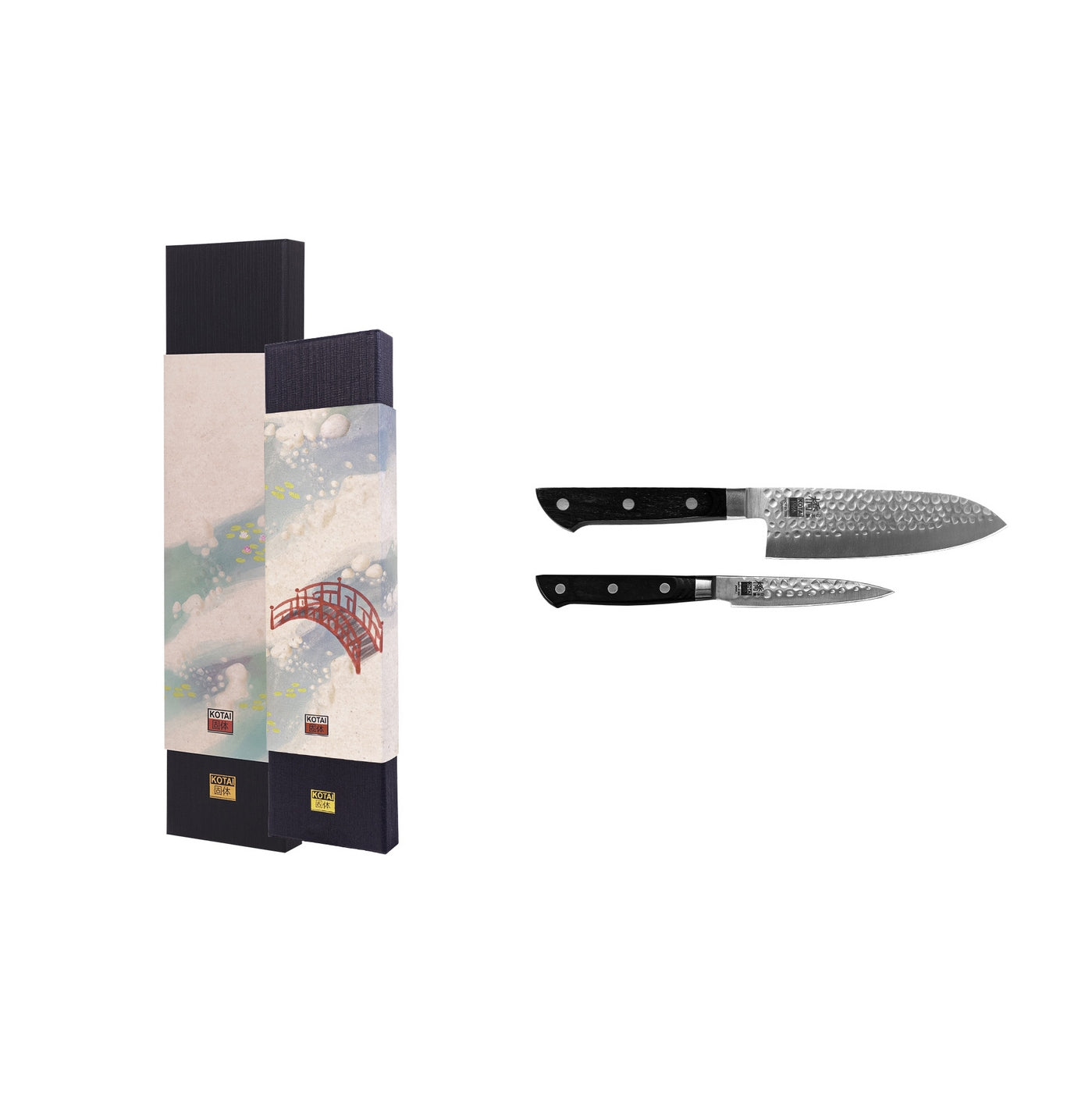 Collection Hashi Tsuchime - Set De Base : 2 Couteaux