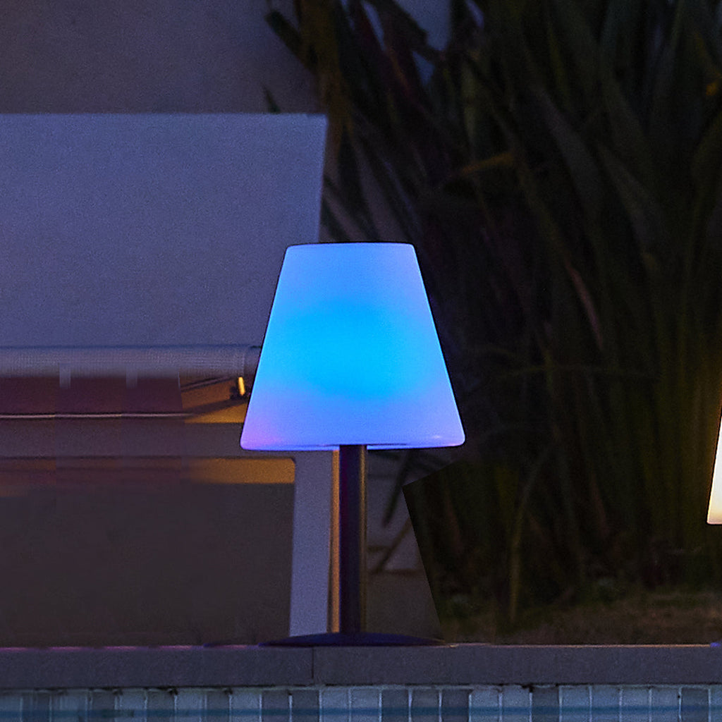 Standy Mini - Solar Table Lamp - Steel - Grey