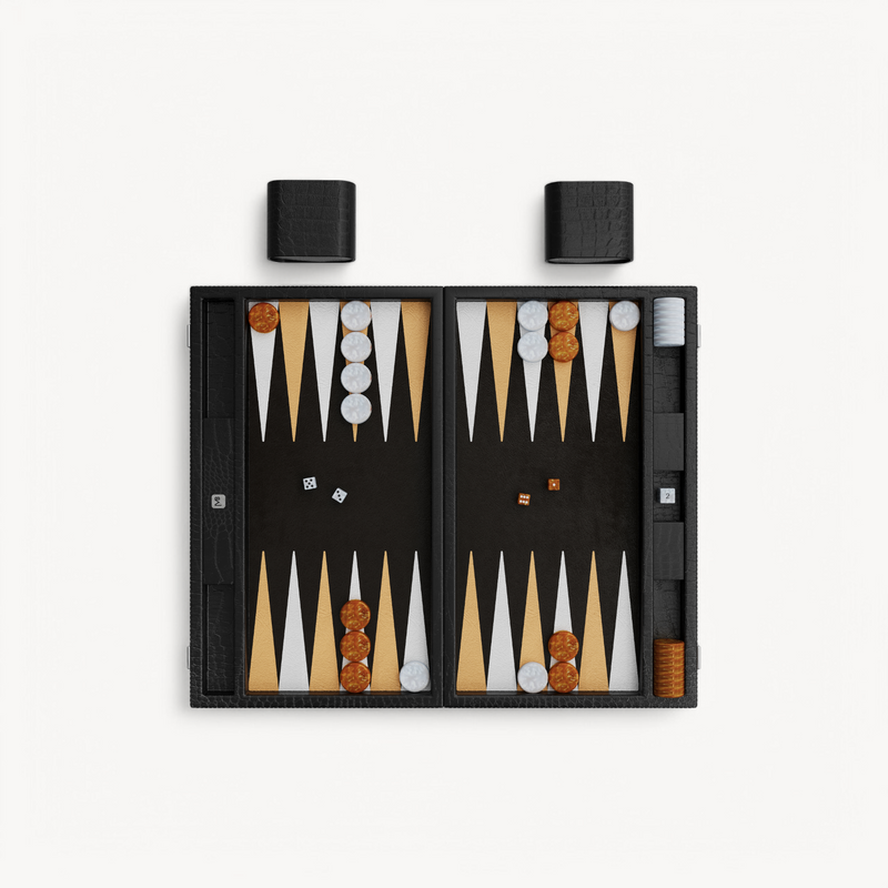 Signature Alligator Backgammon