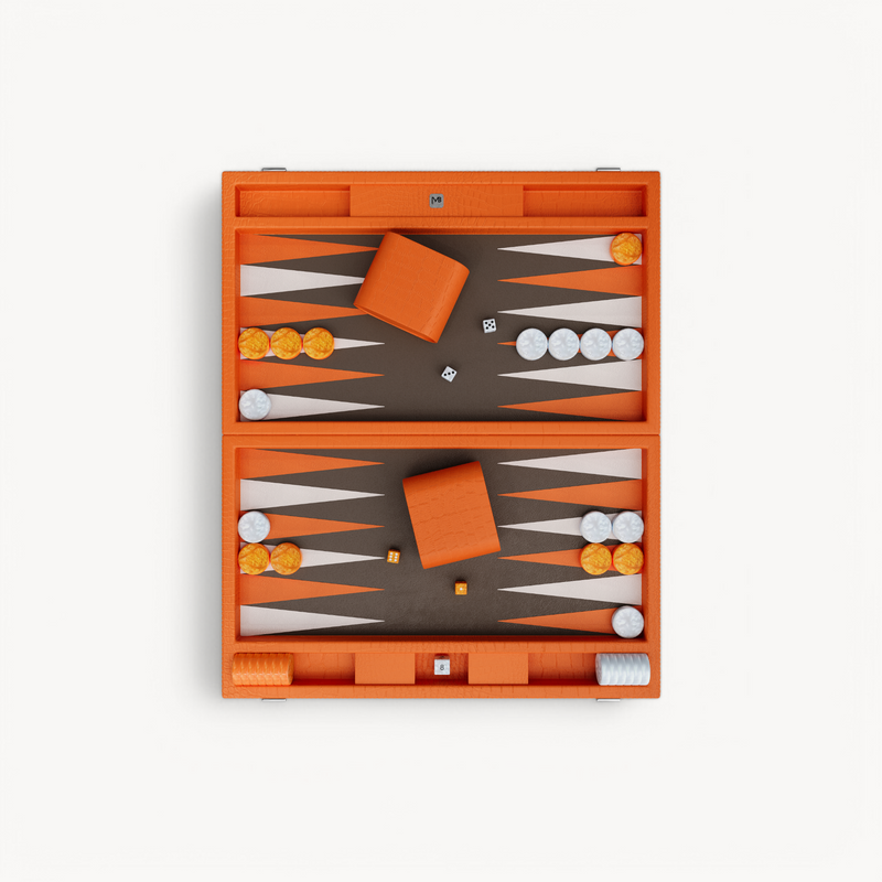 Signature Alligator Backgammon