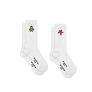2-Pack Buddies Socks - White