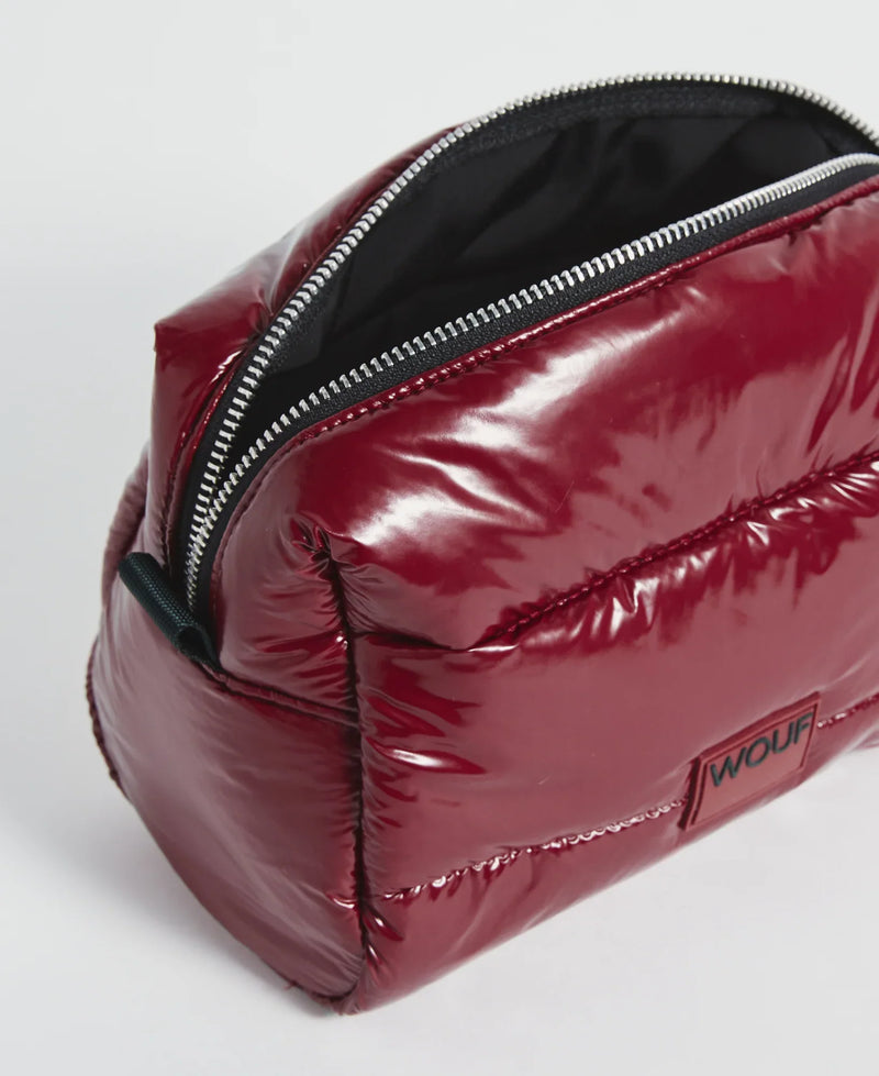 Wouf - Burgundy Glossy Toiletry Bag