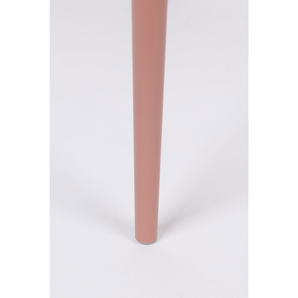 Gigi - Lote De 2 Sillas - Resina Y Metal - Rosa