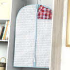 2 Housses Pour Vêtement Blanc Et Bleu