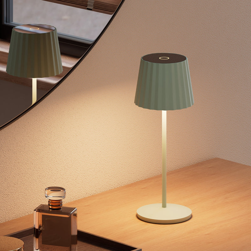 Lámpara de mesa inalámbrica - 6X Abby Olive