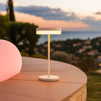Vivia – Solar Table Lamp – Aluminium – White