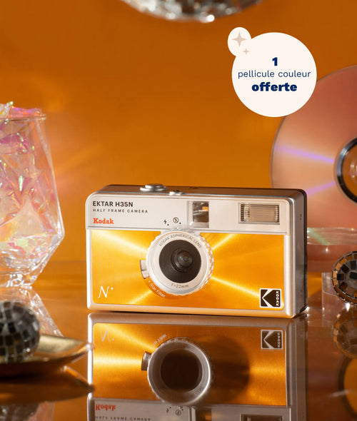 Appareil Argentique - EKTAR H35N - Glazed Orange - 1 Pellicule Couleur Offerte - Kodak