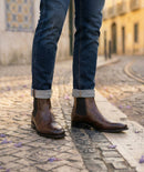 Bottines Chelsea - Marron