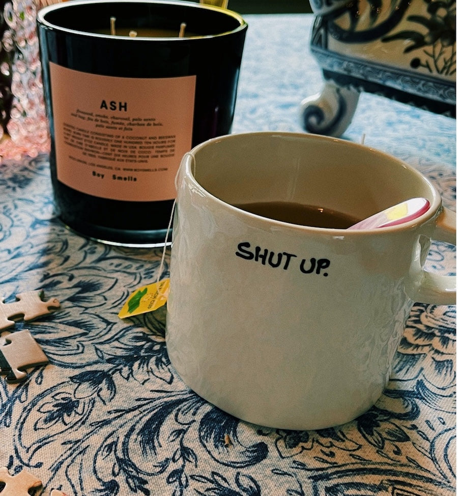 Mug À Thé Shut Up