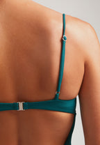 Petrol Green 1 Piece Swimsuit - Green