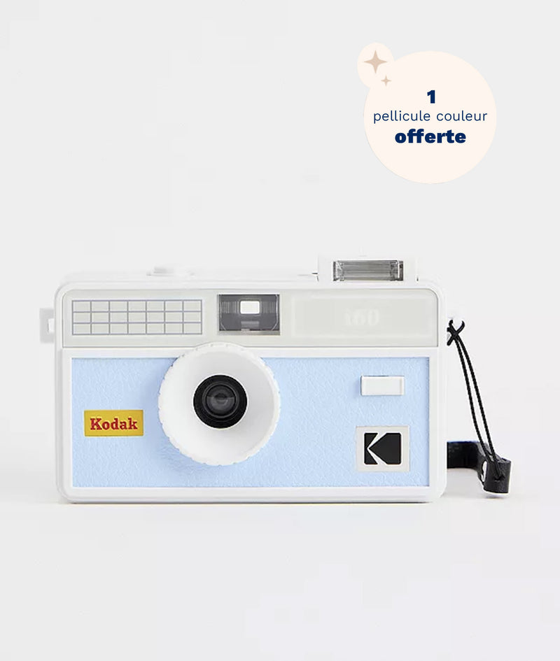 Appareil Photo Argentique - I60 - Baby Blue - 1 Pellicule Couleur Offerte - Kodak