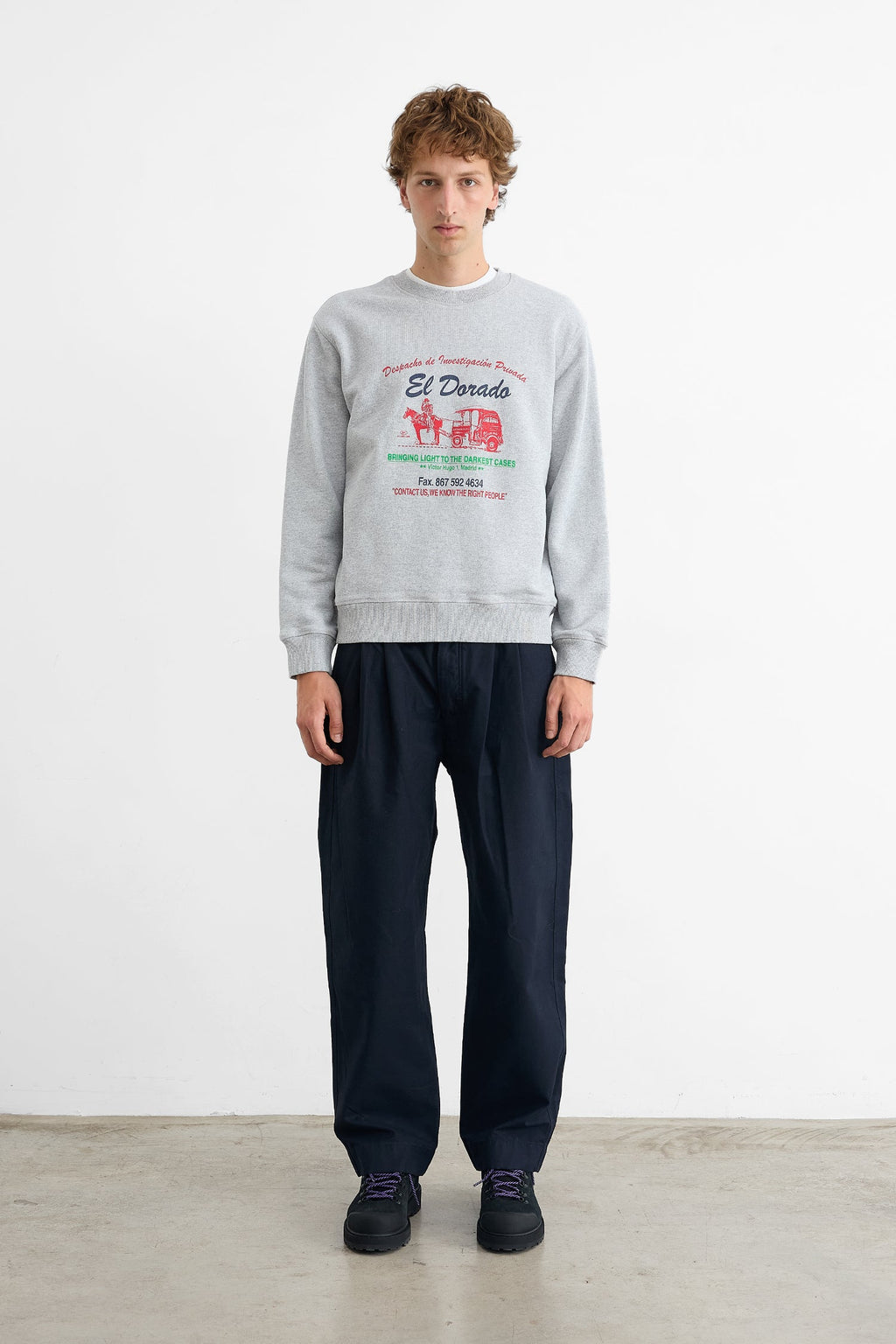 Sweatshirt El Dorado Grey Melange