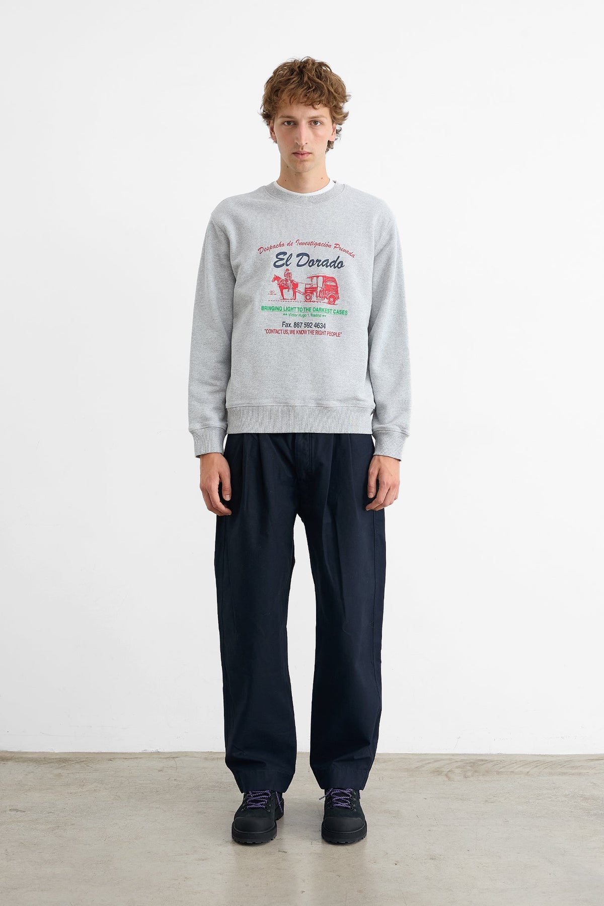 Sweatshirt El Dorado Grey Melange