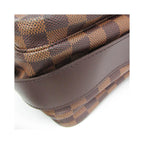 Sac Porté Épaule Louis Vuitton Naviglio Toile - Marron