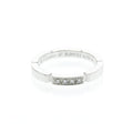 Anillo Cartier Maillon Panthere en oro blanco de 18 quilates con 4 diamantes Imagen del producto