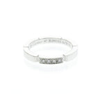 Anillo Cartier Maillon Panthere en oro blanco de 18 quilates con 4 diamantes Imagen del producto