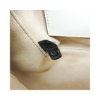 Borsa a spalla Gucci GG Marmont quadrata con patta mini in pelle - Bianco
