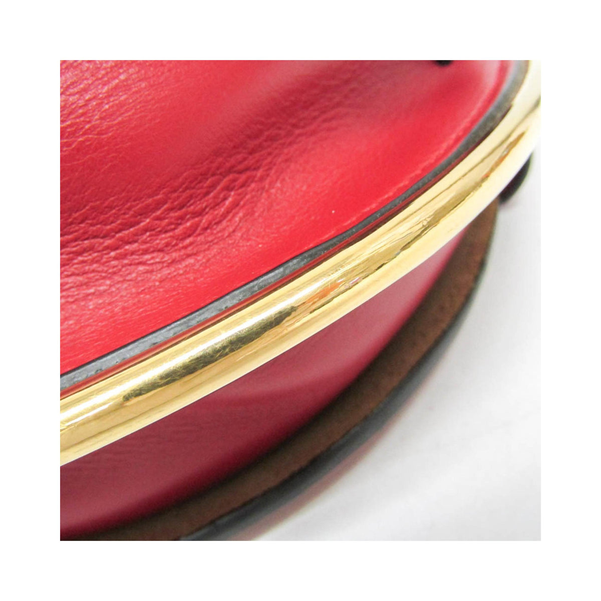 Sac Porté Épaule Loewe Metal Gate Small Cuir - Rouge