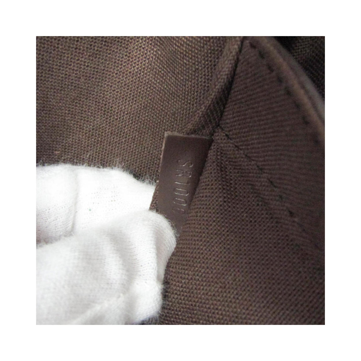 Sac Porté Épaule Louis Vuitton Naviglio Toile - Marron