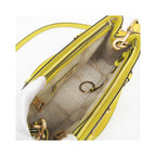 Sac À Main Gucci Bright Bit Convertible Tote Cuir Verni - Jaune
