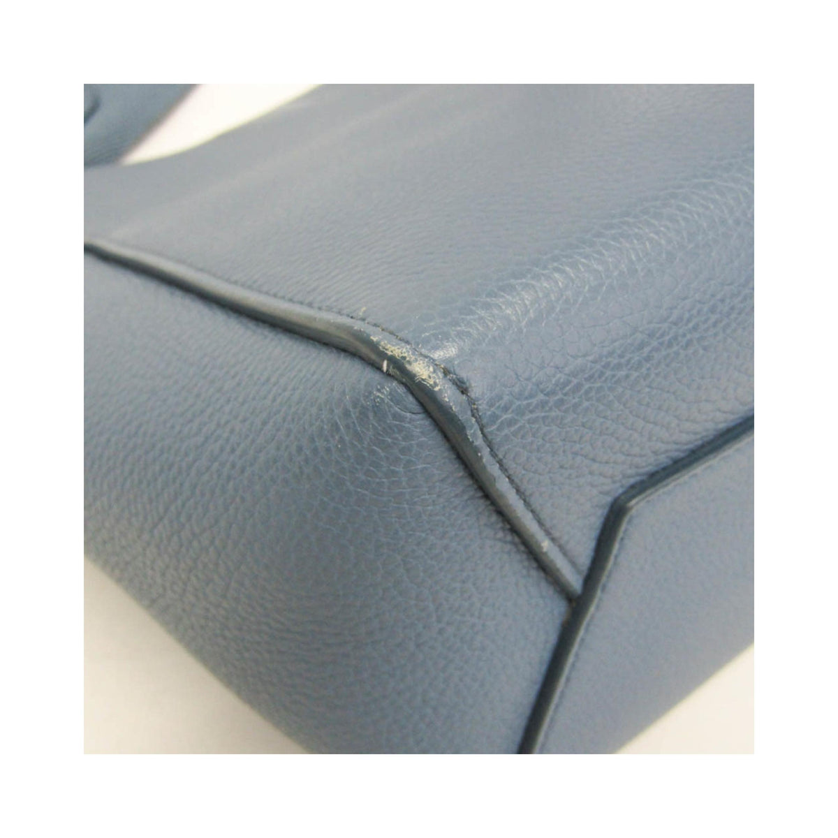 Sac Porté Épaule Celine Sangle Seau Small Cuir - Bleu