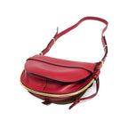 Sac Porté Épaule Loewe Metal Gate Small Cuir - Rouge