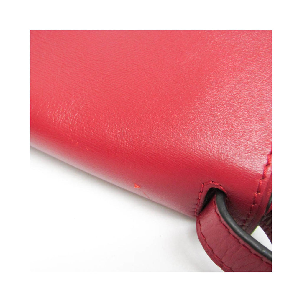 Sac Porté Épaule Loewe Metal Gate Small Cuir - Rouge