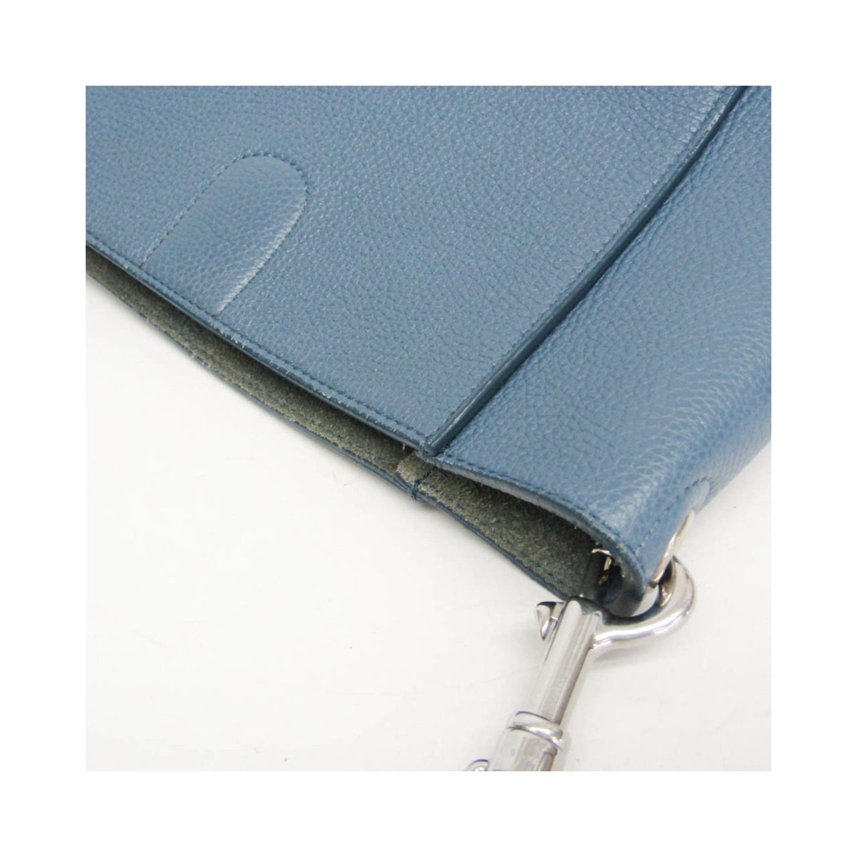 Sac Porté Épaule Celine Sangle Seau Small Cuir - Bleu