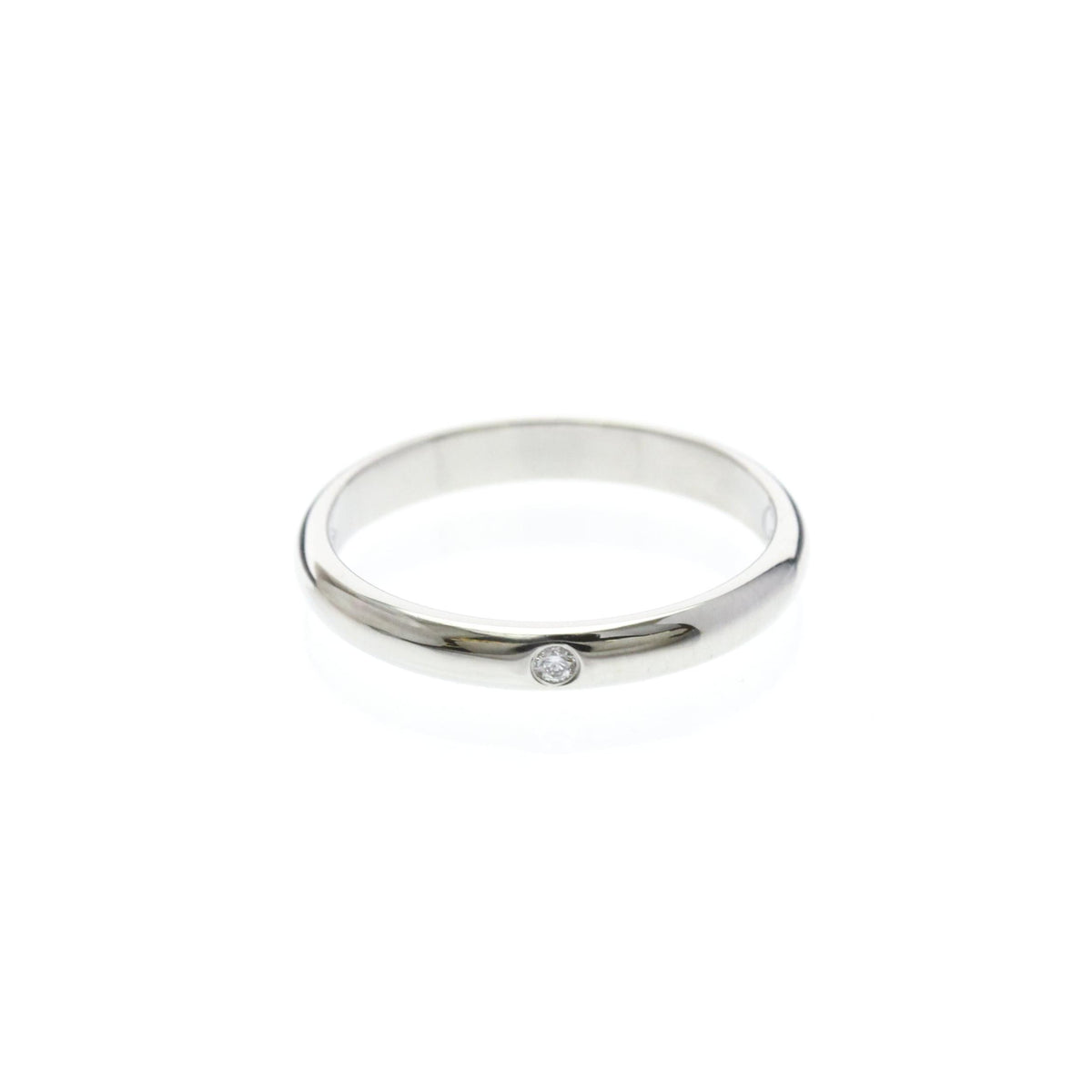 Bague Cartier 1895 Wedding Band 2.5Mm Platinum - Argent