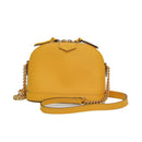 Sac porté épaule Louis Vuitton Alma Chain Handbag Mini cuir yellow — Occasion