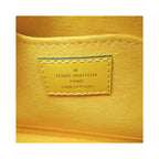 Bolso de hombro Louis Vuitton Alma Mini con cadena de piel - Amarillo
