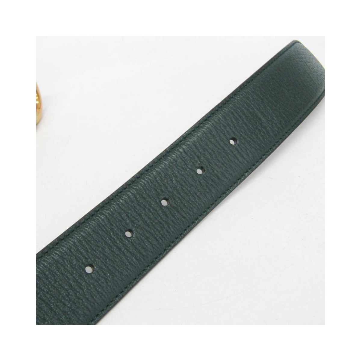 Ceinture Gucci Gg Marmont Reversible Belt Wide Cuir - Vert