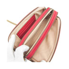 Sac Porté Épaule Gucci Gg Marmont Medium Cuir - Rouge