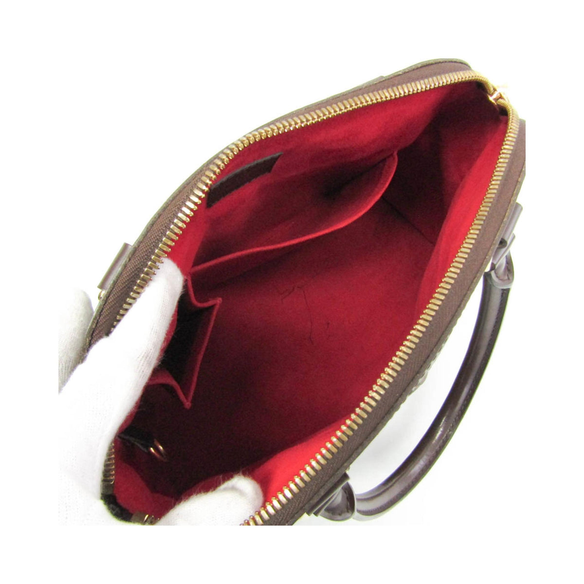 Sac À Main Louis Vuitton Trevi Handbag Pm Toile - Marron