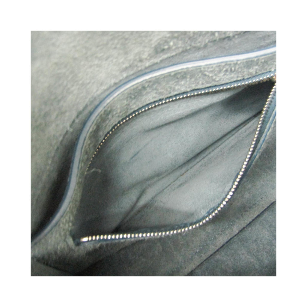Sac Porté Épaule Celine Sangle Seau Small Cuir - Bleu