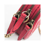 Sac Porté Épaule Gucci Gg Marmont Medium Cuir - Rouge