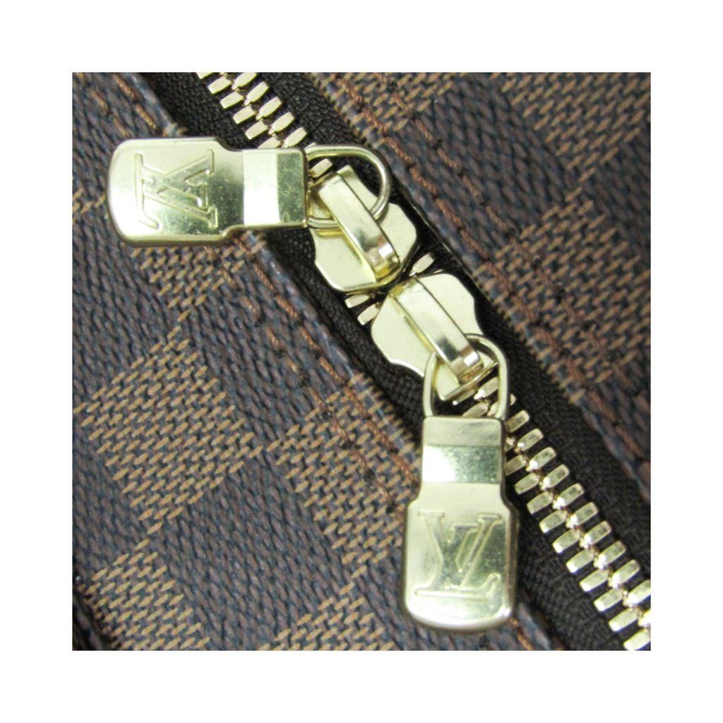Sac Porté Épaule Louis Vuitton Naviglio Toile - Marron