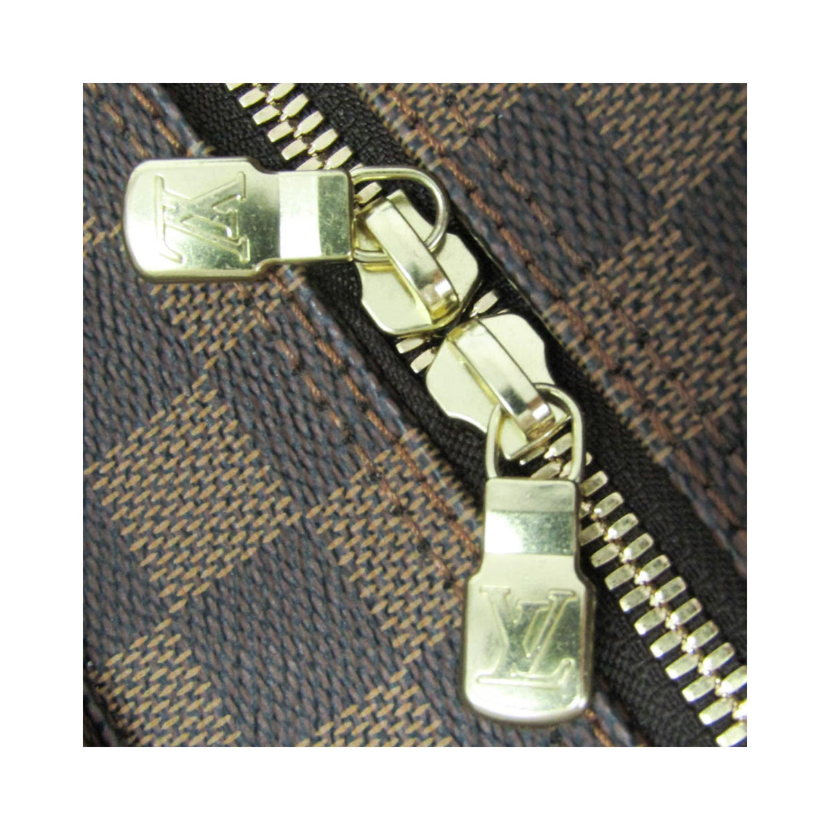 Sac Porté Épaule Louis Vuitton Naviglio Toile - Marron