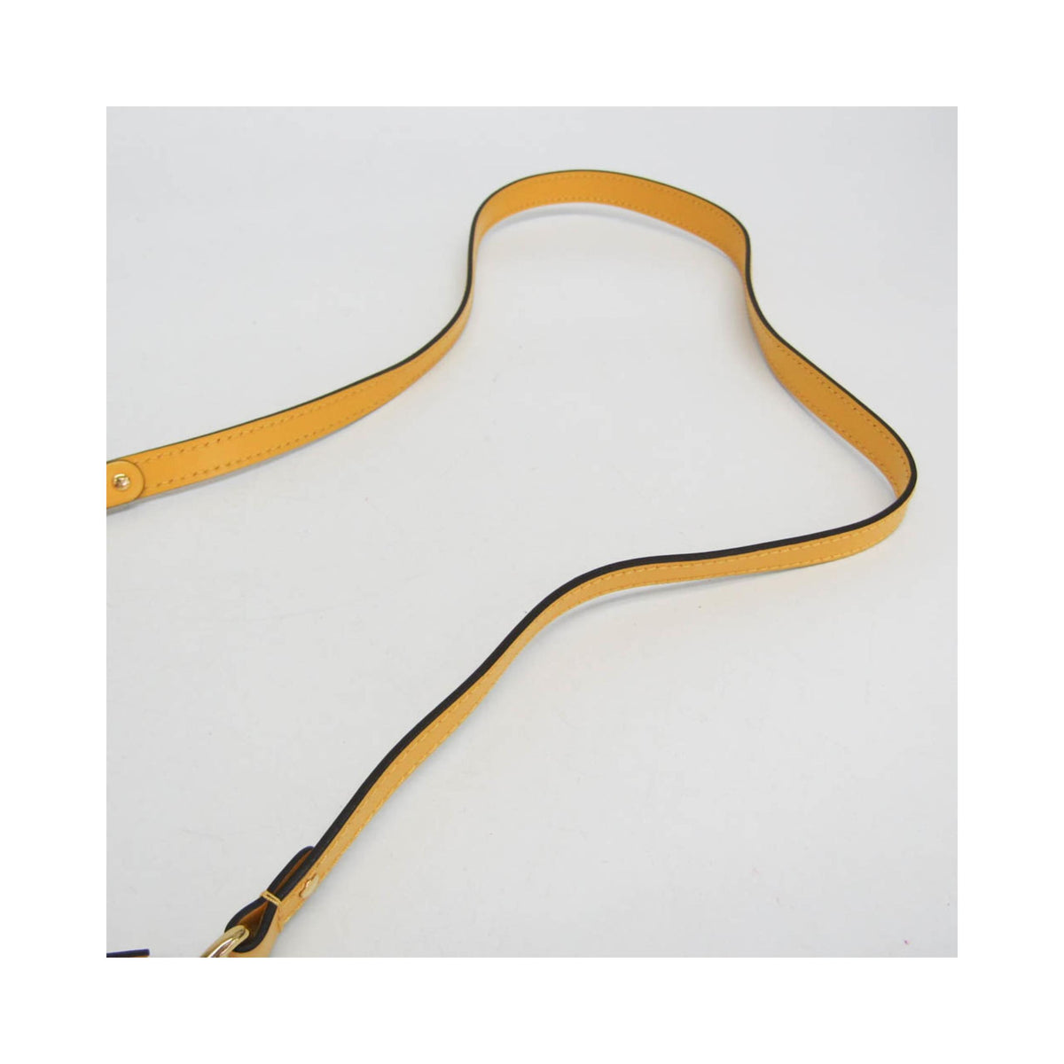 Bolso de hombro Louis Vuitton Alma Mini con cadena de piel - Amarillo